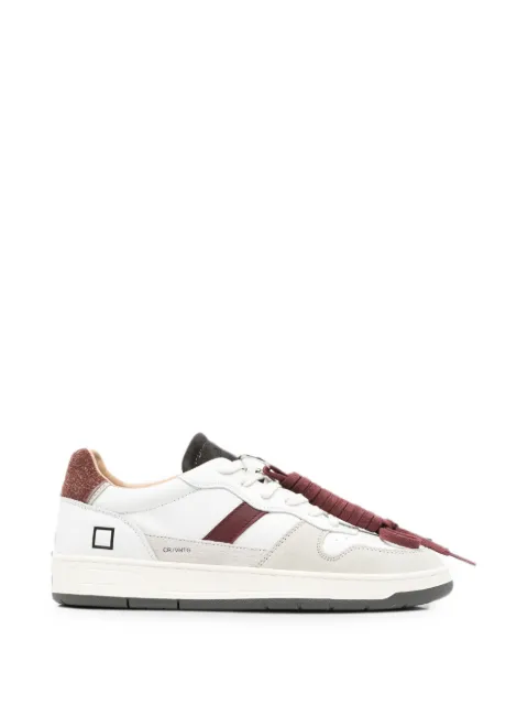 D.A.T.E. Court 2.0 Vintage panelled leather sneakers White M451C2VNWX