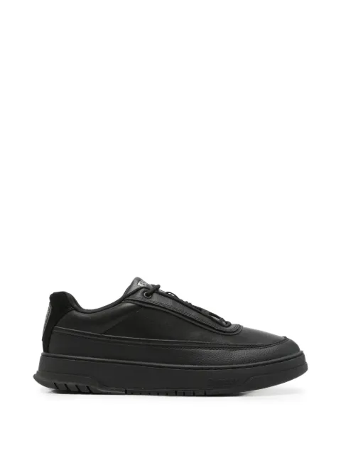 Blauer logo-patch panelled sneakers Black F6BYRAM12LEA
