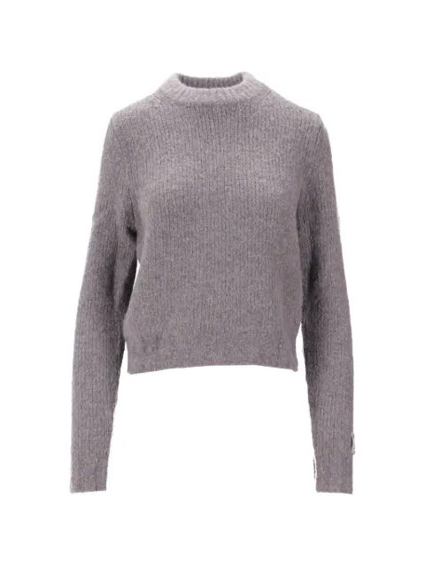 B.B. Walace ribbed-knit crew-neck sweater Grey K27DAVID