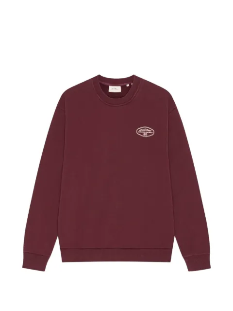 Les Deux logo-print jersey sweatshirt Red 1002315654
