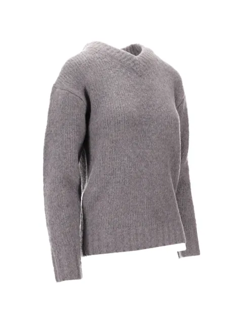 B.B. Walace V-neck knitted sweater Grey K28SIMPSON