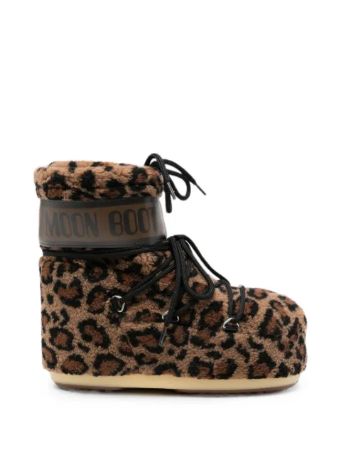 Moon Boot leopard-pattern boots Brown 80D1409960