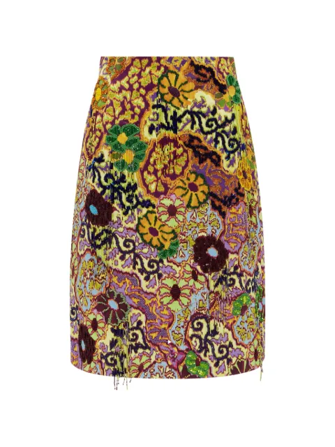 ALEMAIS Joanna embellished midi skirt Multicolour 7657S