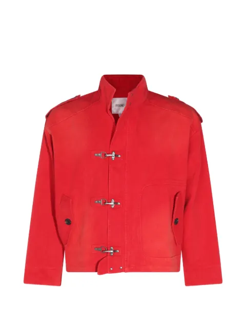 FOUND buckle-fastening epaulette jacket Red FOPF26JA023710072