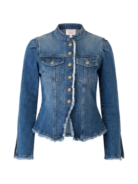 Cinq A Sept Avril frayed denim jacket Blue ZJ102611534Z