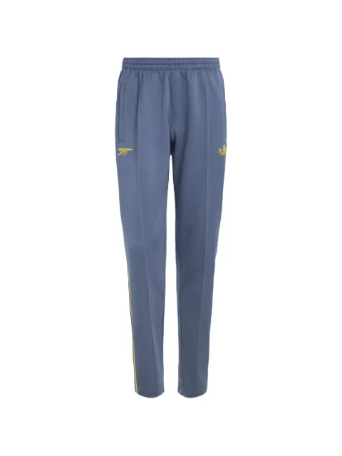 adidas logo-embroidered side-stripe track pants Blue KG5100