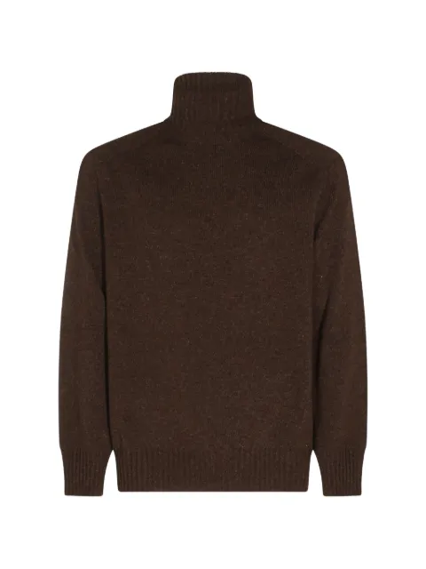 Malo roll-neck cashmere sweater Brown XMC001F1B03E1806
