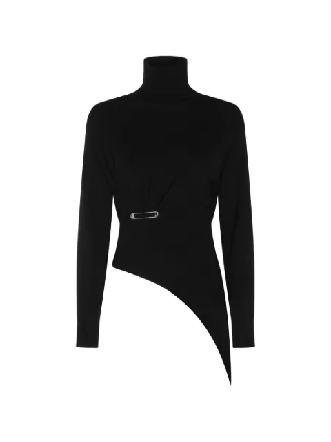 Lanvin wool and cashmere sweater Black RWPO0004K065H25