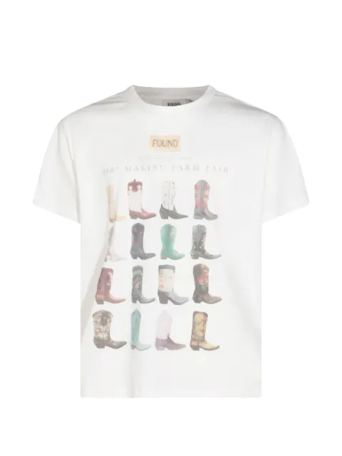 FOUND graphic-print T-shirt White FOPF26TT150121019