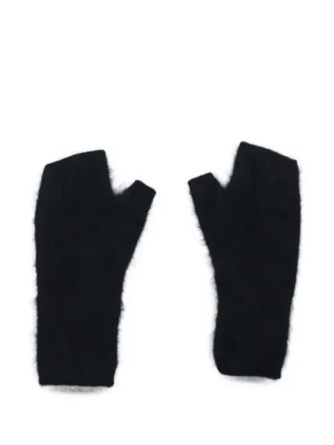Thom Krom brushed fingerless gloves Black GLOVESW540211