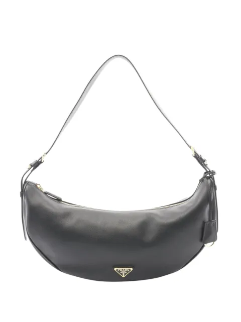 Prada Pre-Owned 2013-2026 Large Calfskin Demi Lune shoulder bag Black J1LC0GXA3G99N4PJ