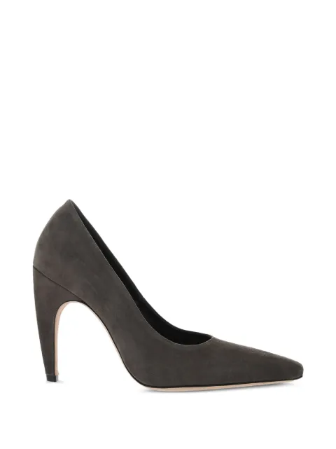 Jude Fame square-toe pumps Grey FW25HC005BR033LL026CAC