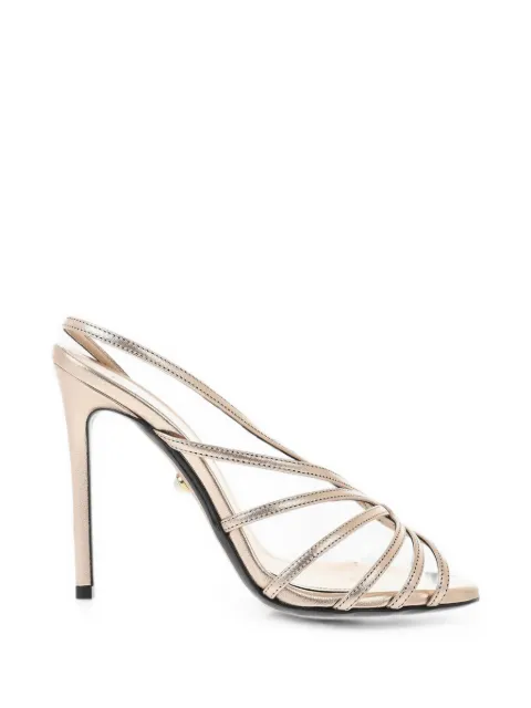 Alevì Benny leather sandals Gold L26WC001U0795445