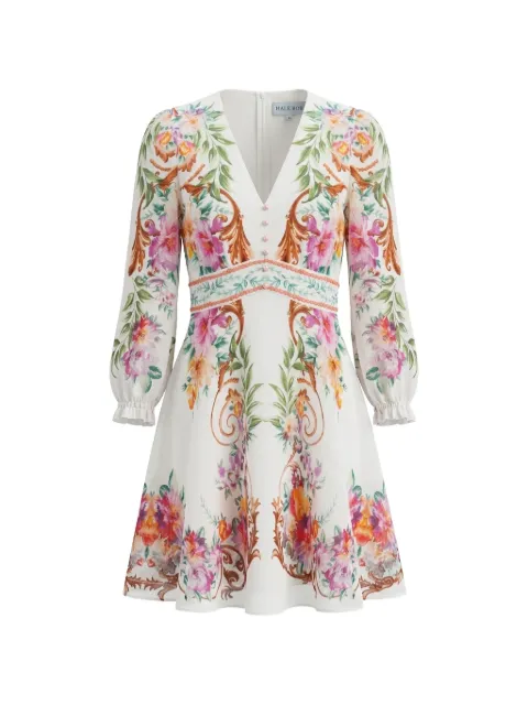 Hale Bob Frida floral-print mini dress White 5YDG614A