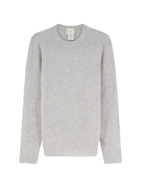 Alysi ribbed-trim sweater Grey 266471A6213PERLA