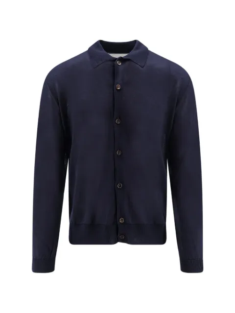 SEVEN GAUGE button-fastening long-sleeve cardigan Blue PUL0129