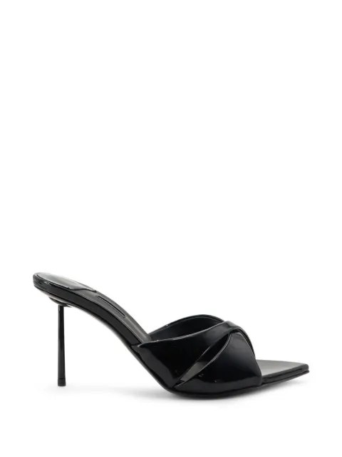 Le Silla Shirley crossover patent-finish sandals Black 6621F080BYPPGSL001