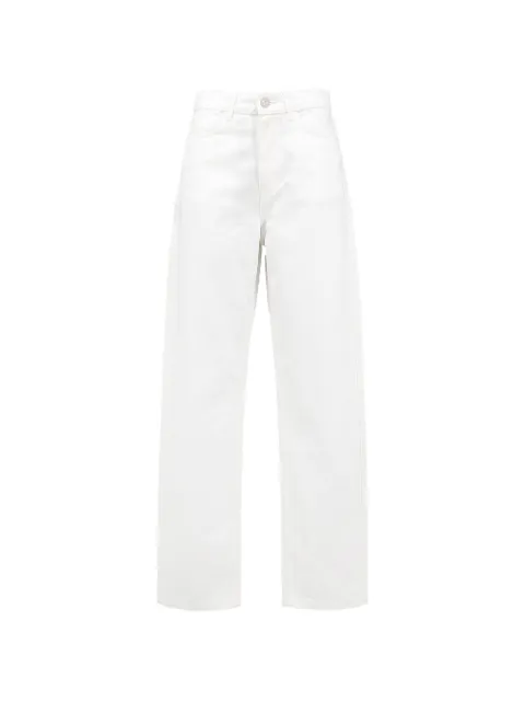 The Frankie Shop Nelton barrel leg jeans - white White PAFS22040000