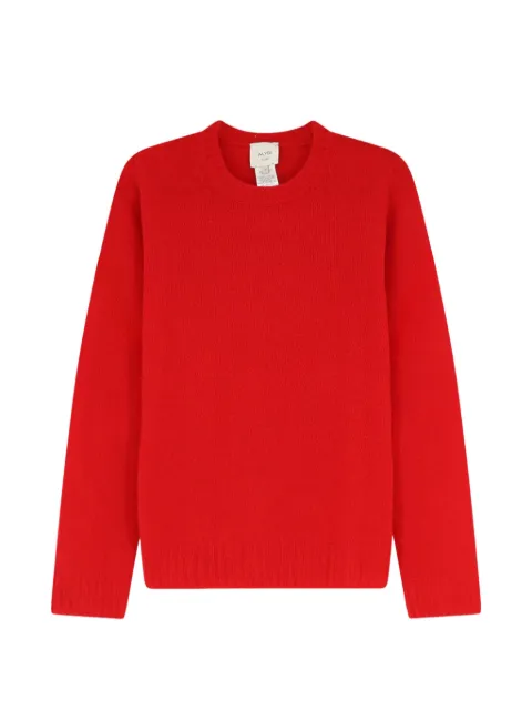 Alysi ribbed-trim crew-neck sweater Red 266471A6213RO