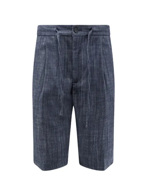 Hevo drawstring pleated shorts Blue TORRELAPILLO33L7104023
