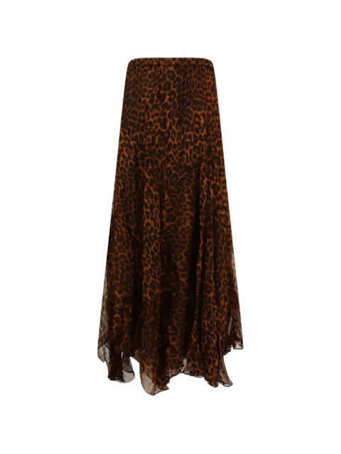 Mes Demoiselles Susu leopard-print long skirt Brown 26WSUSULEOPARD