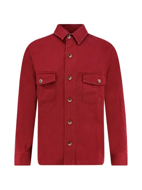 TONYWACK flap-pocket shirt Red BF12SH301RED