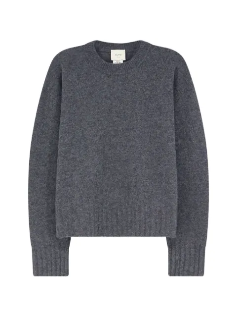 Alysi ribbed-trim crew-neck wool sweater Grey 266435A6008AN
