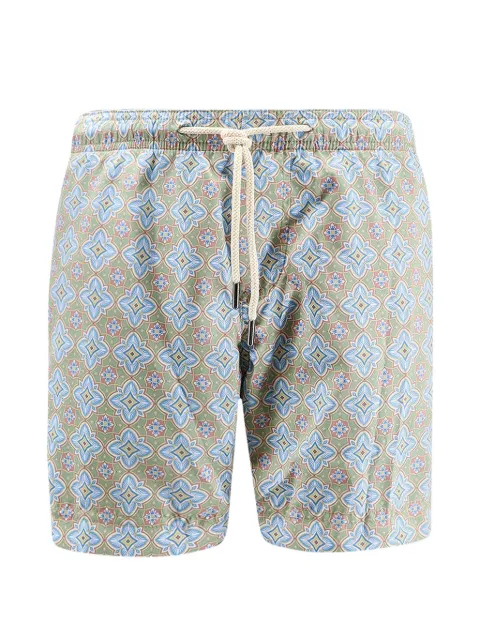 PENINSULA SWIMWEAR San Pietro tile-print swim trunks Blue P26SBS002SP01