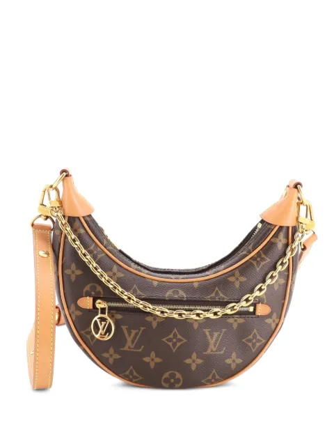 Louis Vuitton Pre-Owned Loop Handbag Monogram Canvas hobo bag Brown UAWHLBIERS8TLVQA