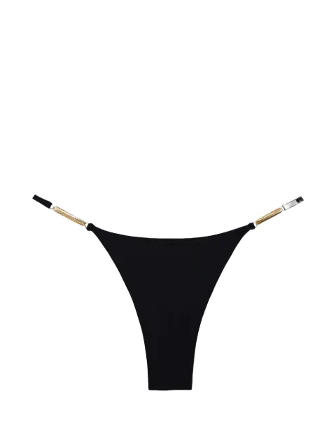 TROPIC OF C Luna chain-detail bikini bottoms Black CS792