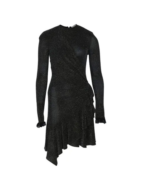 Philosophy Di Lorenzo Serafini ruffled asymmetric dress Black NAPPUGBCL088009W