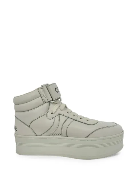 Celine Pre-Owned touch-strap lace-up sneakers Neutrals RFCPUGBSH766626M