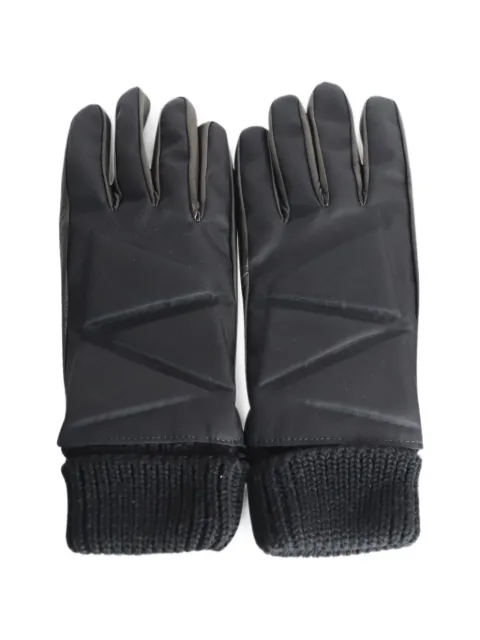 Bottega Veneta Pre-Owned Zig Zag gloves Black HNPUGBJE286825W