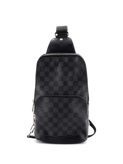 Louis Vuitton Pre-Owned Avenue Sling Bag Damier Graphite crossbody bag Black WR44QBBWD799GBFN