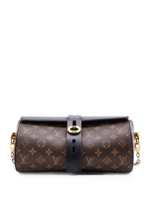 Louis Vuitton Pre-Owned Glasses Case Handbag Monogram Canvas and Epi Leather clutch bag Black TPEQU5F55QNWN1GM