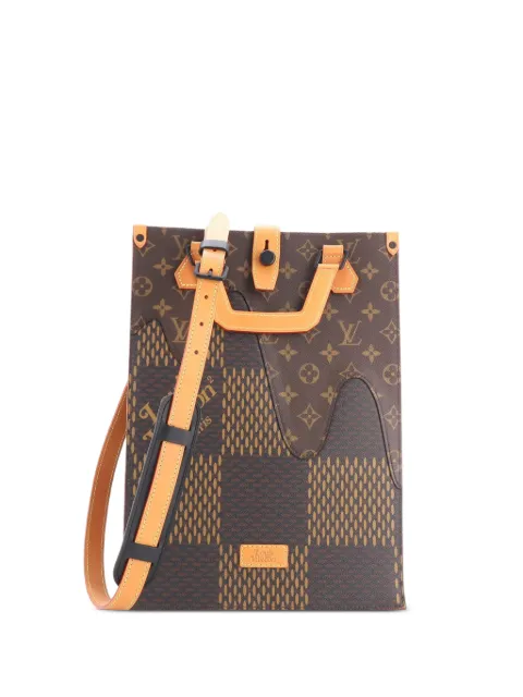 Louis Vuitton Pre-Owned Nigo Limited Edition Giant Damier and Monogram Canvas Mini tote bag Brown X5NKQIEN5BPPKL5N