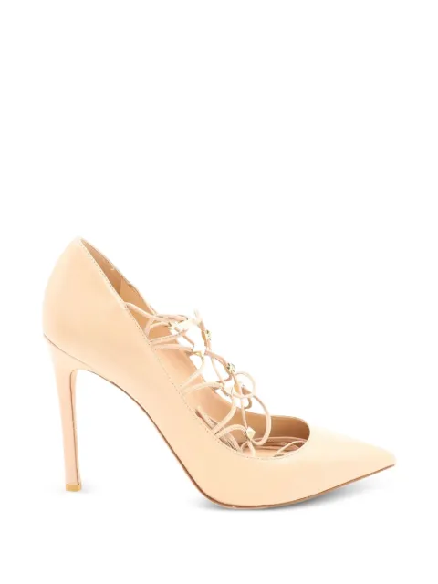 Mario Valentino Vintage gladiator lace-up pumps Brown NAPPUGBSH085823W