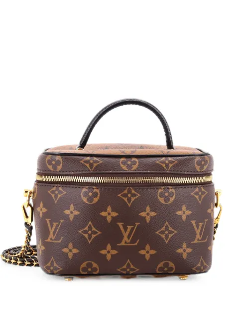 Louis Vuitton Pre-Owned Vanity Handbag Reverse Monogram Canvas PM satchel Brown MQP58IEDRS14IZ5B