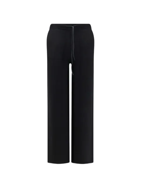 Hevo drawstring-waist knitted trousers Black TORREMOZZA1012M6980303