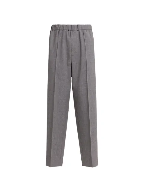 SEVEN GAUGE drawstring-waist virgin-wool trousers Grey PAN0026620