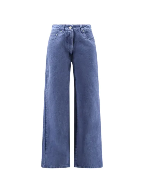 TONYWACK washed-effect five-pocket jeans Blue WBF12PT602WASHEDBLUE
