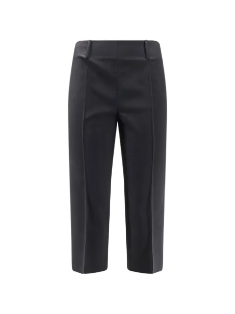 TONYWACK side-slit capri trousers Black WBF12PT403BLACK