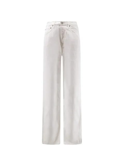AGOLDE straight-fit five-pocket jeans White A2941183MMELO