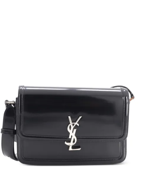 Saint Laurent Pre-Owned Solferino Bag Patent Medium shoulder bag Black QY2NC8OMHTYIKXTY