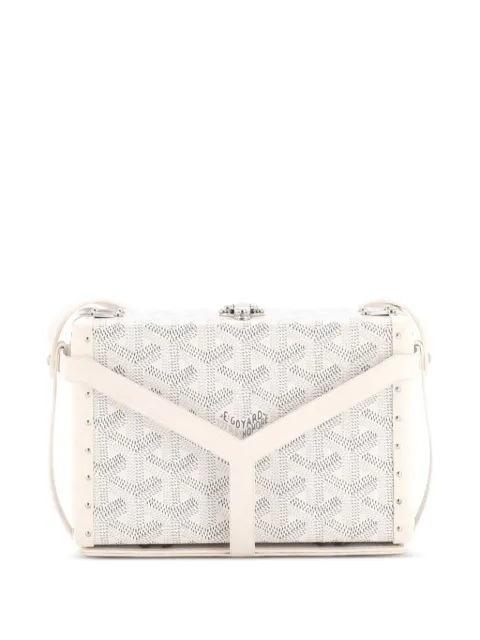 Goyard Pre-Owned Minaudiere Bag Coated Canvas clutch bag White QXXCPL09U9QKG5YU