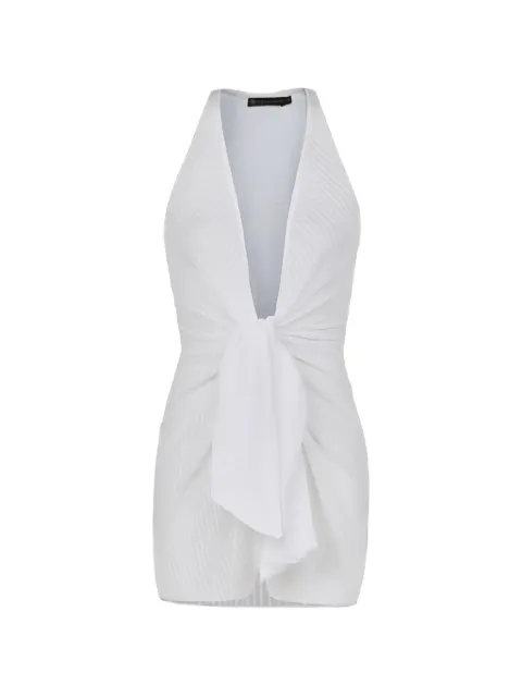 VIX PAULA HERMANNY Mita tie-waist beach cover-up White 26163598