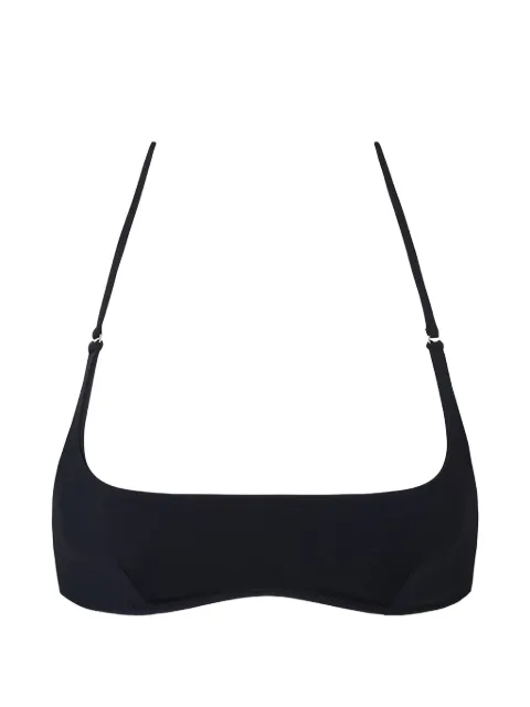 TROPIC OF C Hamaca halterneck bikini top Black CS780