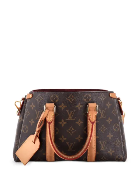 Louis Vuitton Pre-Owned Soufflot Tote Monogram Canvas with Leather BB satchel Brown 4HYBXLKR1B4T2Z29