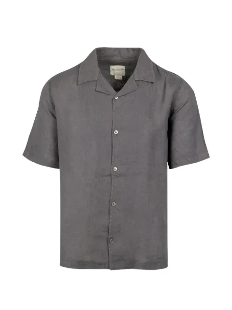 Crossley camp-collar short-sleeve shirt Brown JEDLERWP1295