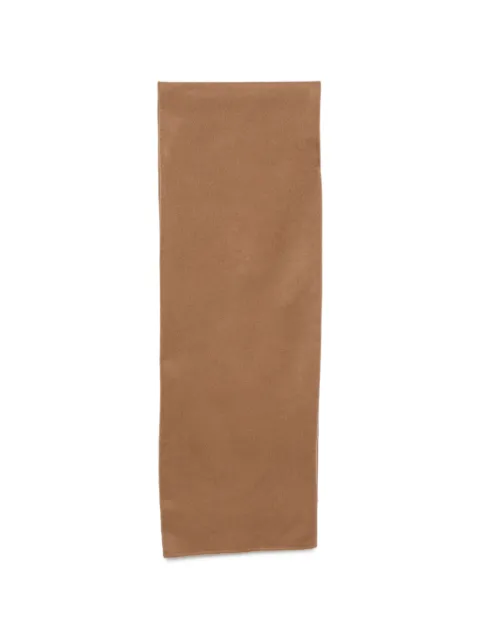 Malo fine-knit scarf Brown XR6007T1P23